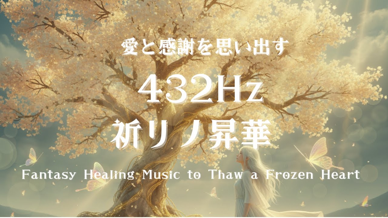 【432Hz】祈リノ昇華 ～ 凍てついた心を溶かし、愛と感謝を思い出す幻想ヒーリングBGM | Fantasy Healing Music to Thaw a Frozen Heart