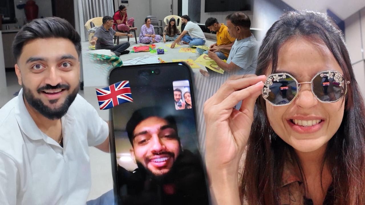 દિપ સાસરે ગયા અને આ શું થયું?😂 | Uttarayan Masti at Diravi’s Home🪁