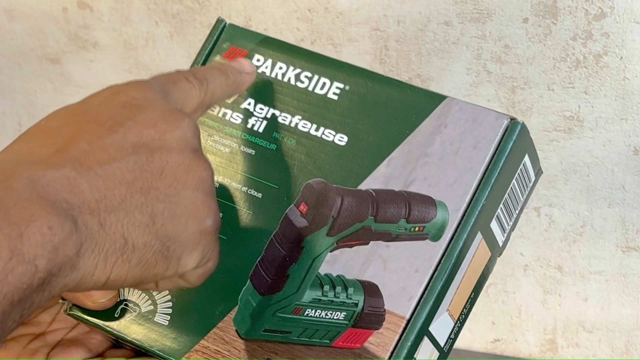 #Test Parkside&reg; /Pat 4 D6 4V Cordless Stapler LIDL 12 EURO