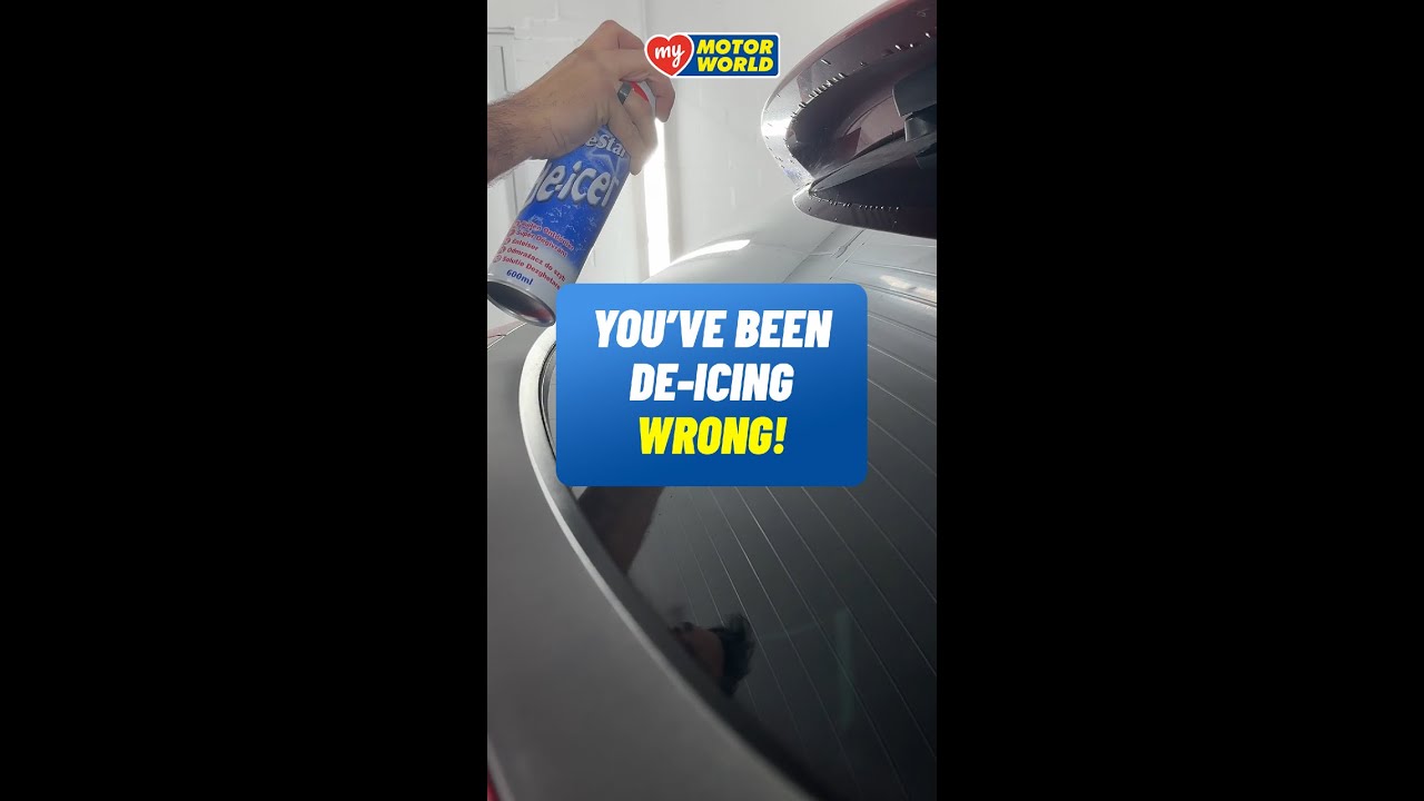 WINTER CAR CARE TIP - De-Icer OR Pre-Icer?