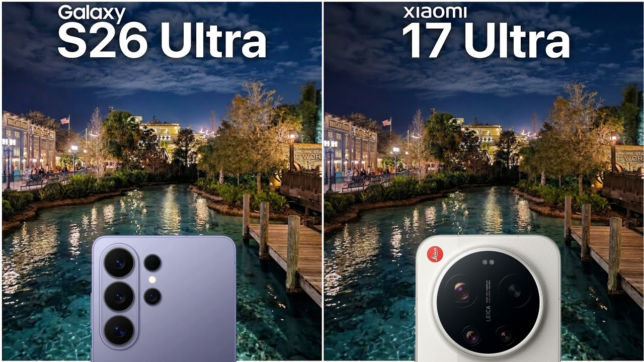 Сравнение камер Samsung Galaxy S26 Ultra и Xiaomi 17 Ultra.