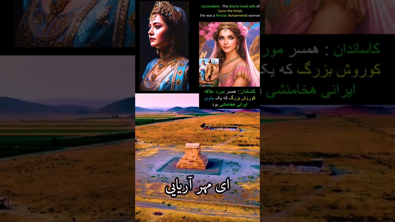 Cyrus the Great & Cassandane_کوروش بزرگ #کوروش_کبیر _ Iran/Persia_Pasargadae_ #cyrusthegreat #iran