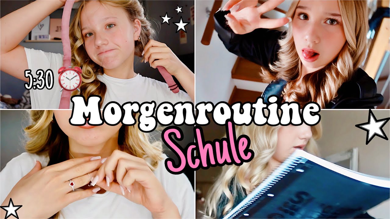 5:30 UHR ⏰ ECHTE MORGENROUTINE AM SCHULTAG 😱 HEY ISI