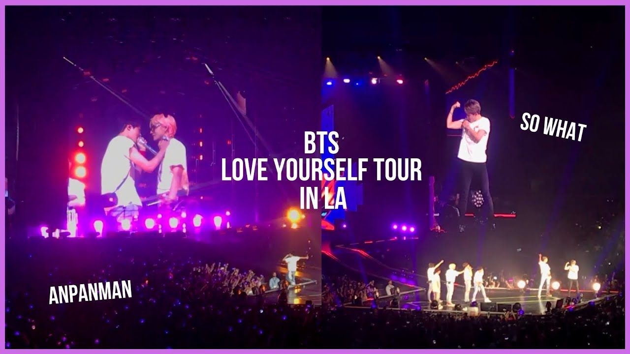 180908 BTS LOVE YOURSELF TOUR IN LA | So What | Anpanman (앙팡맨) | The Plebes