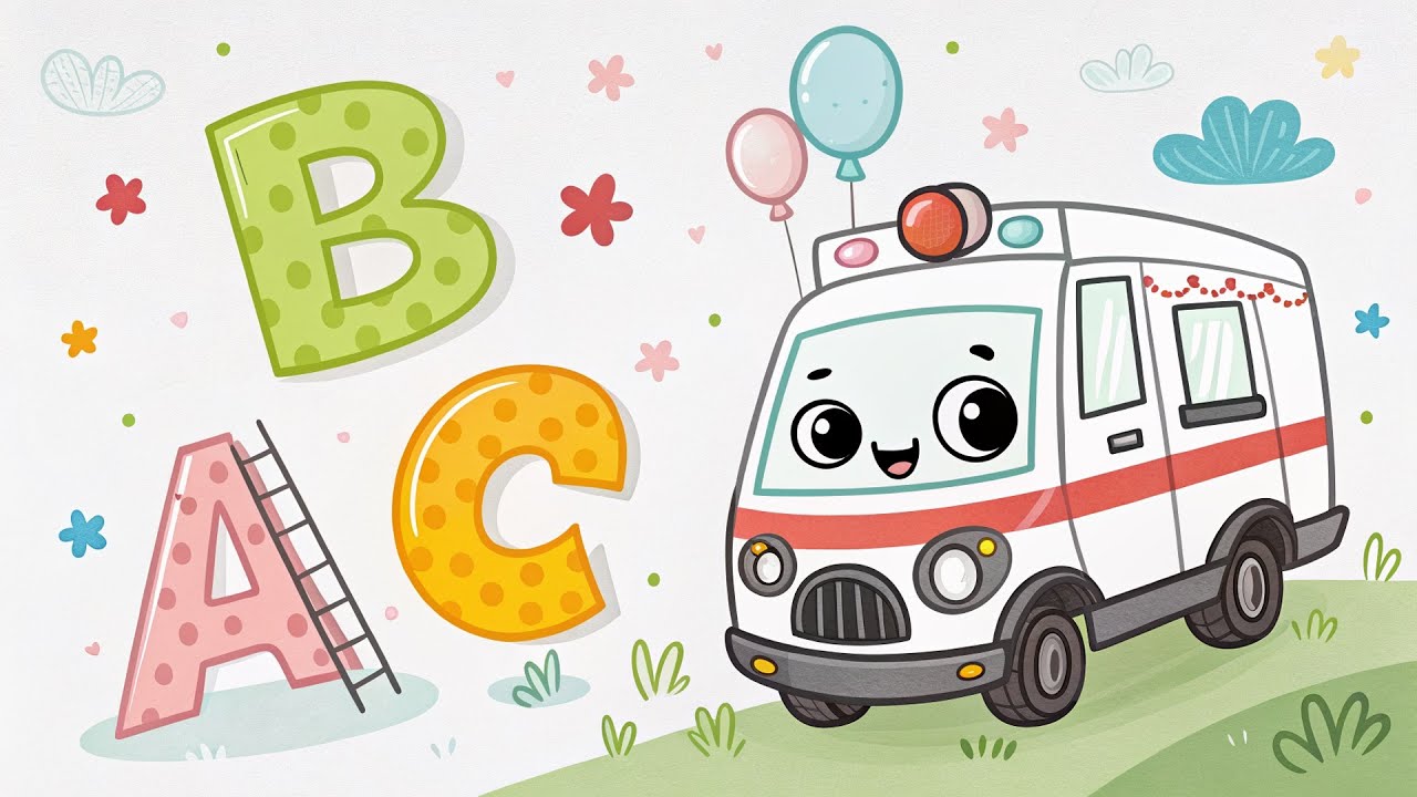 🚑 A is for Ambulance 🚑 | Learn ABC with Bubble ABC 🫧