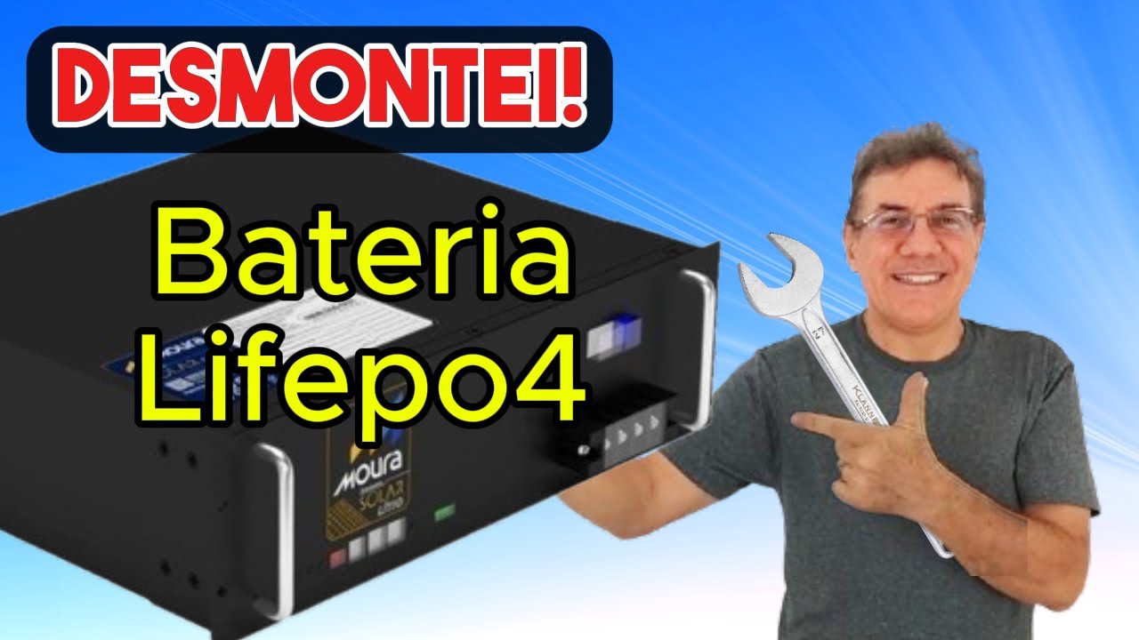 O Que Você Nunca Viu Dentro de Uma Bateria LiFePO4 de 48V!