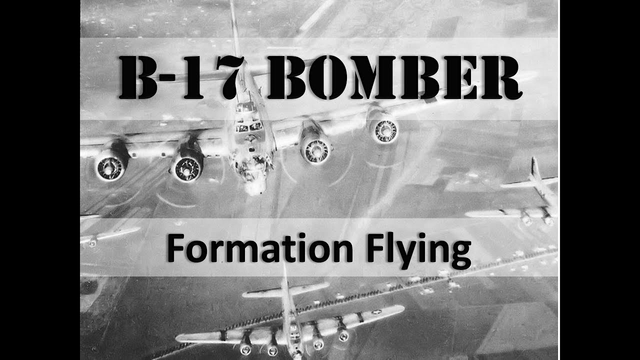 Преимущества полетов в строю бомбардировщиков B-17