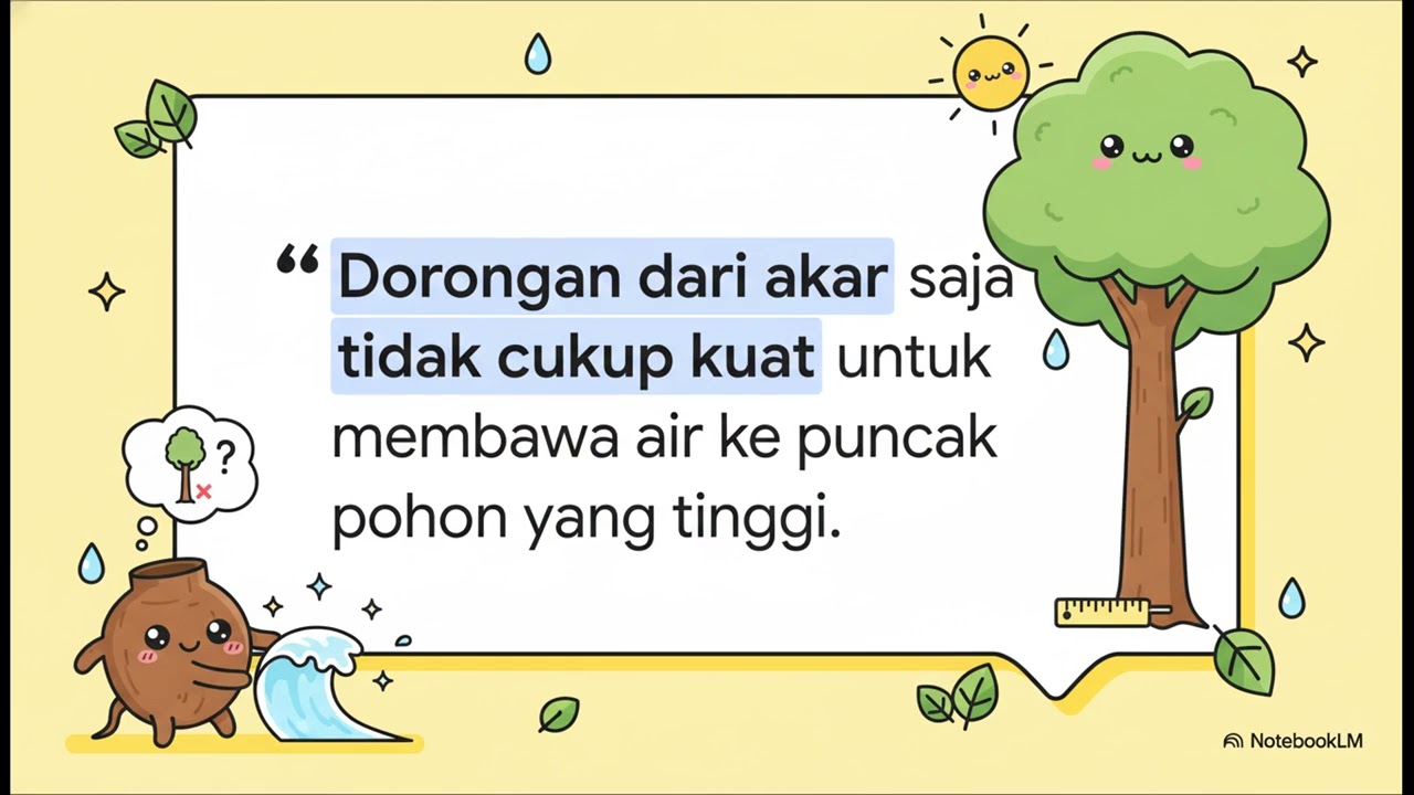 Mekanisme Kerja Transportasi Tumbuhan - Cara Asyik Memahami Mekanisme Kerja Xilem dan Floem