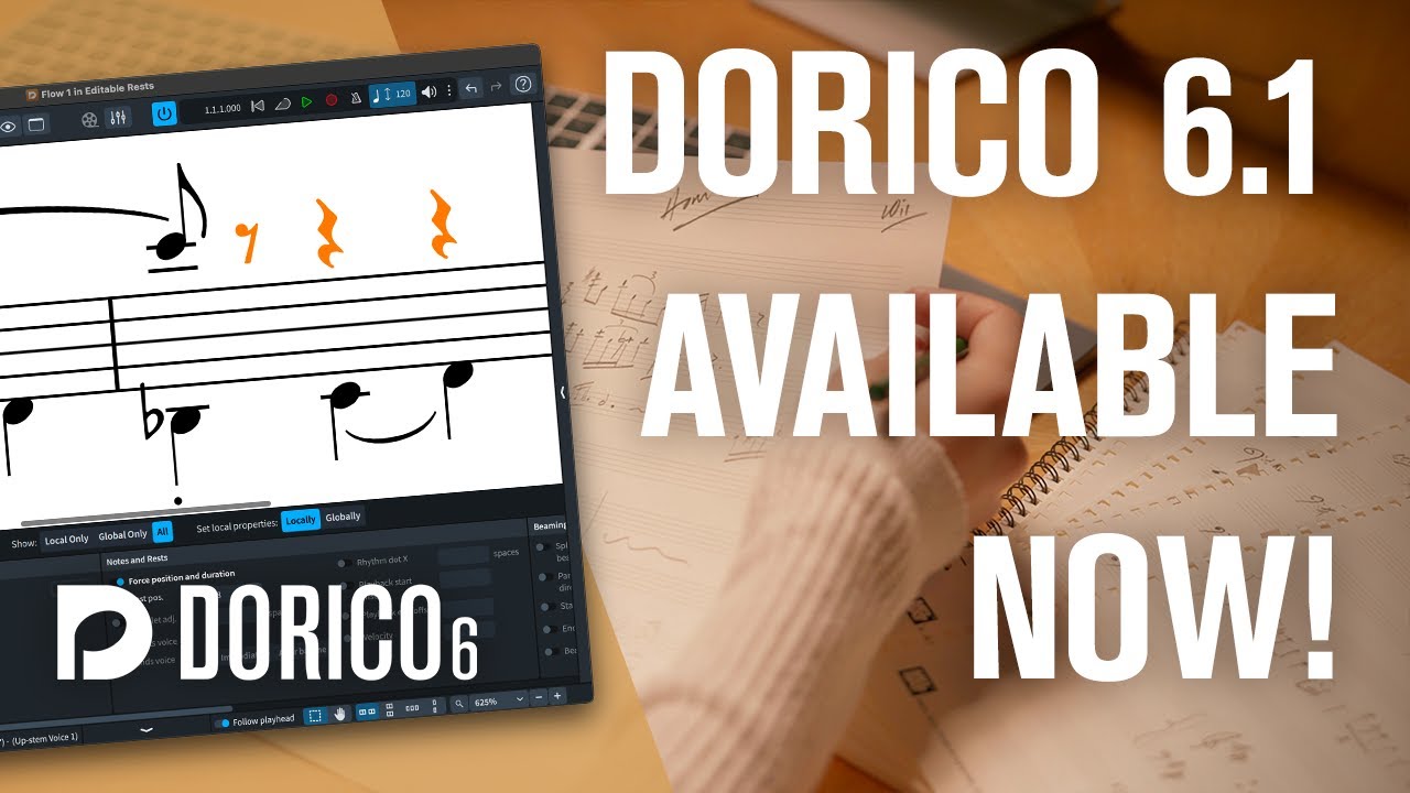 Представляем Dorico 6.1 | Бесплатное обновление для владельцев Dorico 6