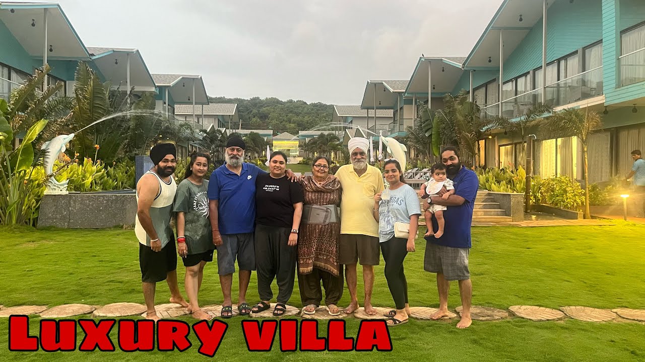 Luxury villa and stay in Goa with sea facing with family fun