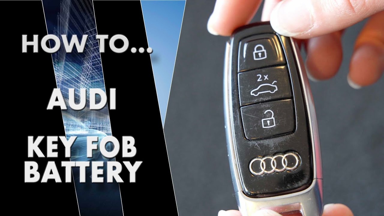 HELP my battery died! | Audi key fob battery replacement | Audi A4 A5 A6 A8 Q5 Q7 Q8 TT