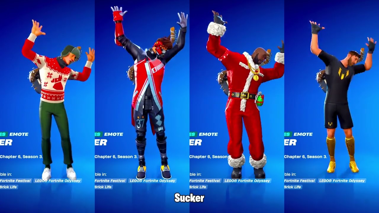 ALL NEW FORTNITE SKINS & ICON SERIES EMOTES!