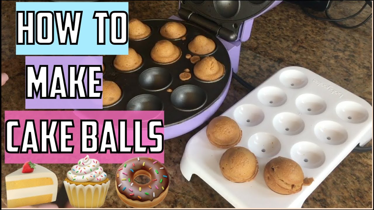 How to make CAKE BALLS