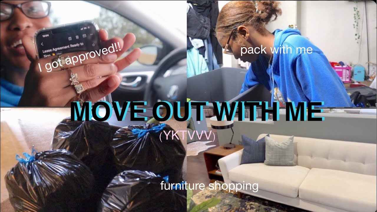 MOVING OUT AT 18 SERIES !! EP.1 FINDING OUT I GOT APPROVED , PACK WITH ME , SHOPPING FOR FURNITURE