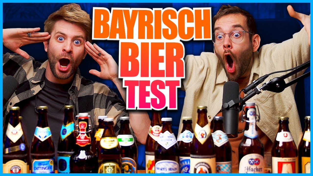 Steve wird mit BAYERISCHEM BIER abgefüllt! @spacefrogs