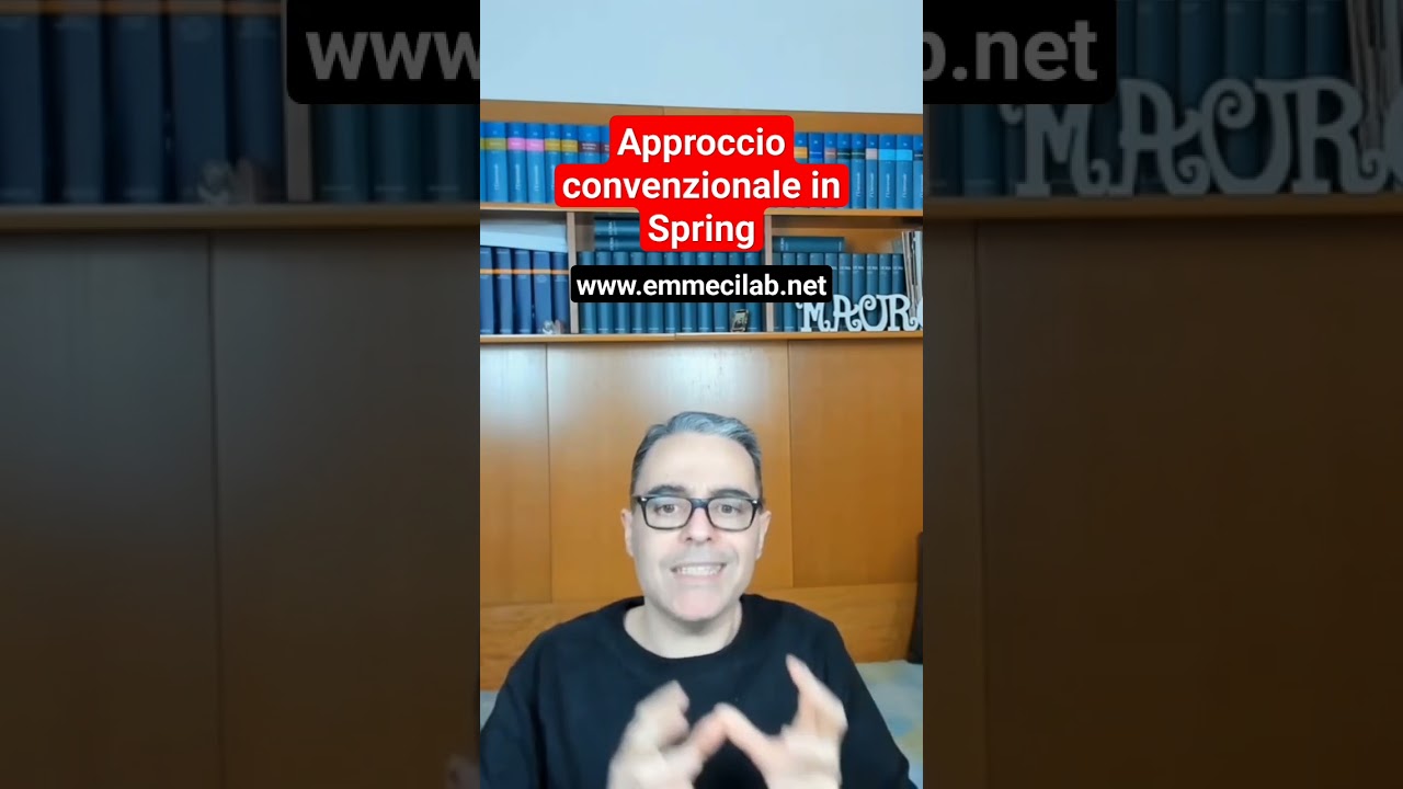 Approccio convenzionale in Spring