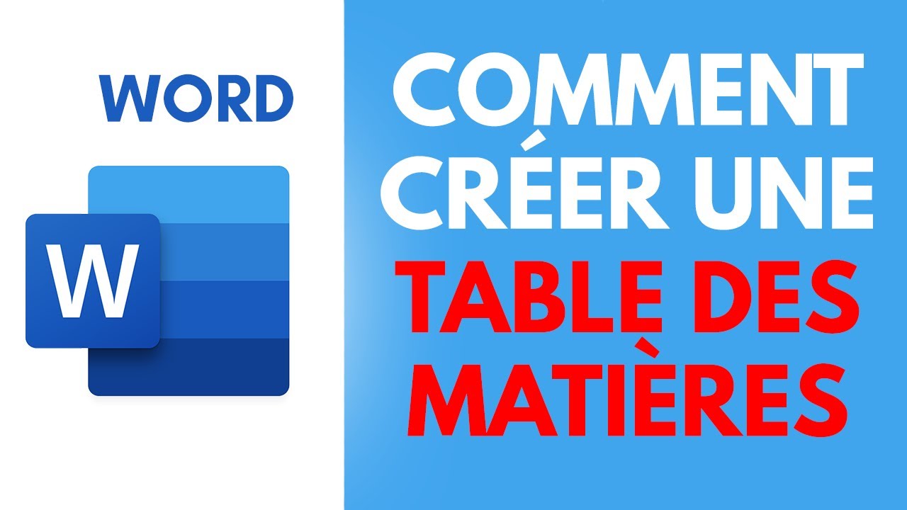 [2020] Comment Créer Une Table Des Matières Sur Word (Formation Word Gratuit)