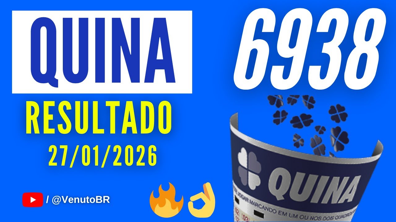 🍀 RESULTADO QUINA 6938