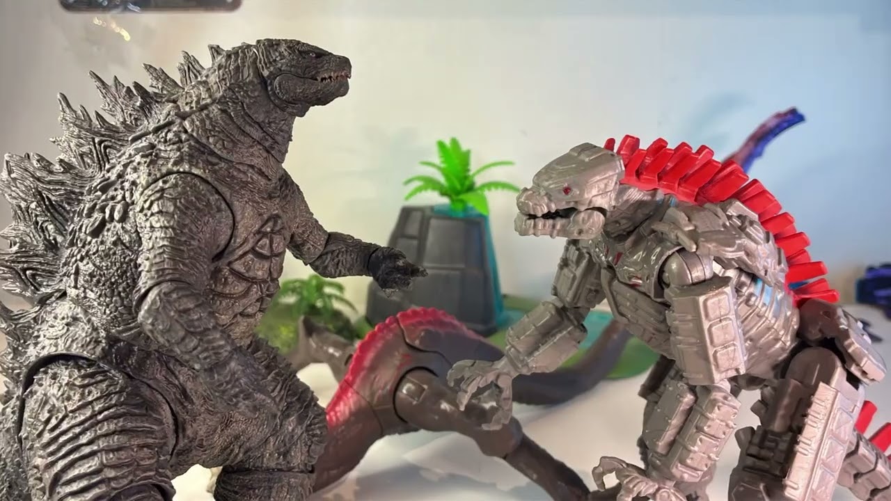 Godzilla vs Mechagodzilla vs Kong |  ゴジラvsメカゴジラvsコング| Epic stop motion battle
