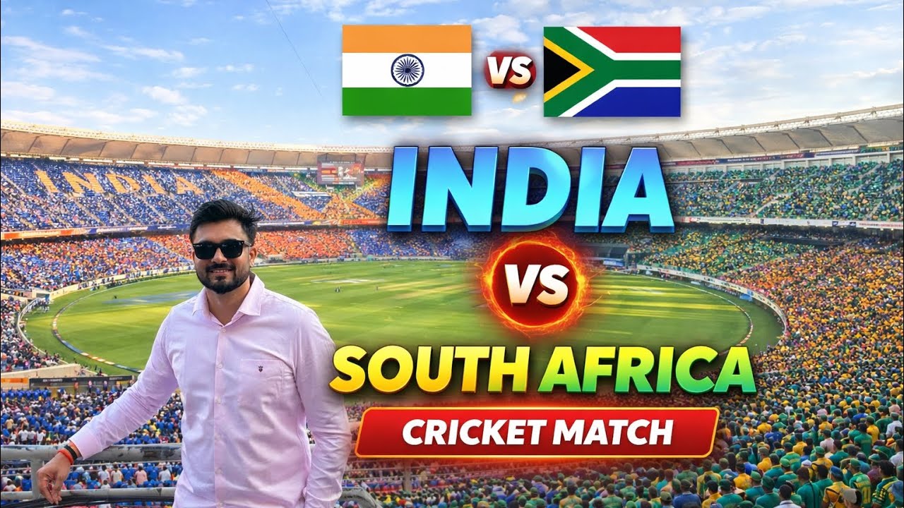 🇮🇳 India vs South Africa – Match Day Vlog | Crazy Atmosphere & Full Experience 🏏🔥