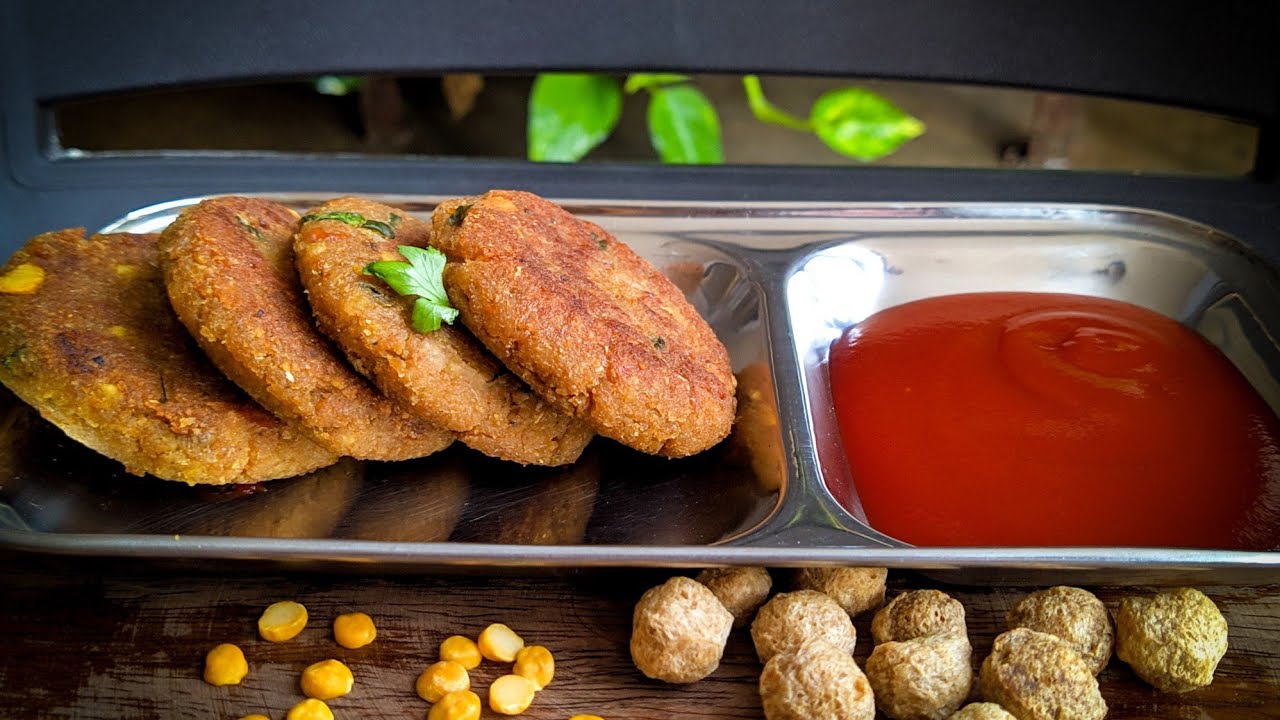 Soya Chana Kebab recipe - Protien snack pack. Anytime snack. Tikki Tikka as you call it.