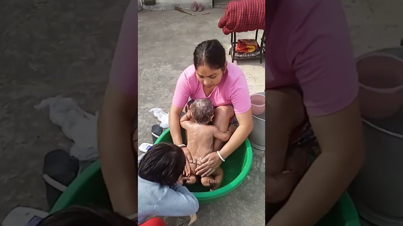 6 month Baby Bath 🛀🛀#my vlog#Baby Bath