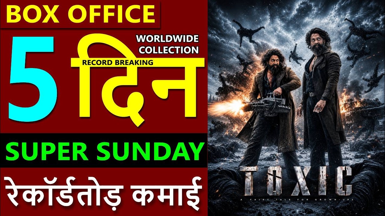 Toxic Box Office Collection Day 5, toxic day 4 total worldwide collection, toxic budget, yash