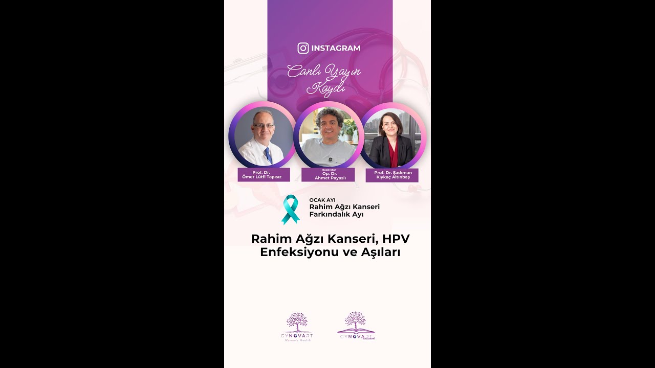 Rahim Ağzı Kanseri, HPV Enfeksiyonu ve Aşıları
