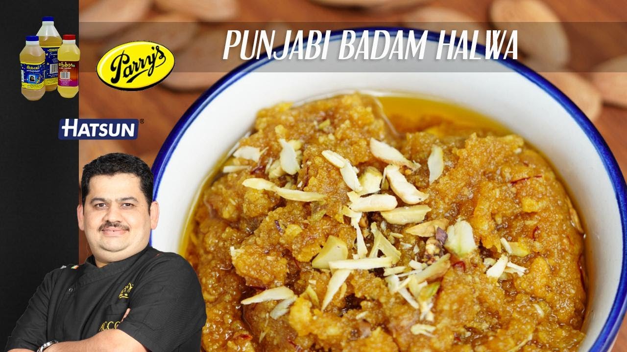 Punjabi Badam Halwa | Diwali sweets |  Chef Venkatesh Bhat