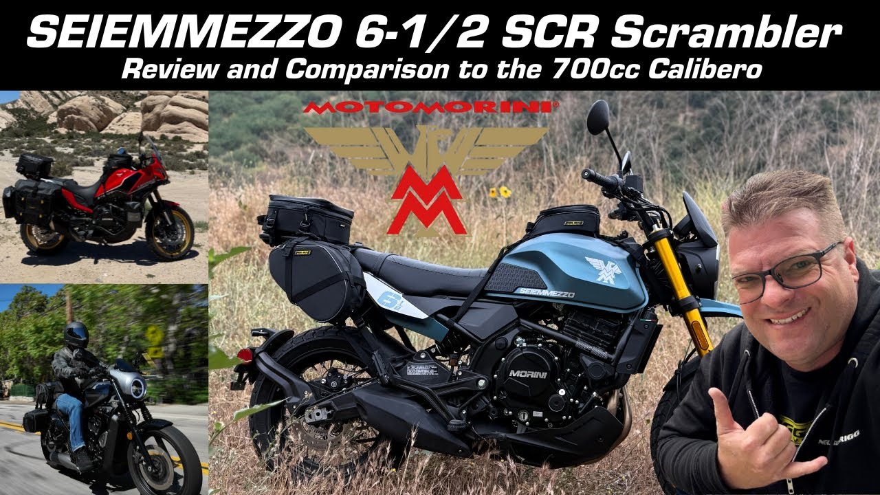 Moto Morini SEIEMMEZZO 6-1/2 SCR Scrambler Review | Compared to the 700cc Calibro and 650 X-Cape