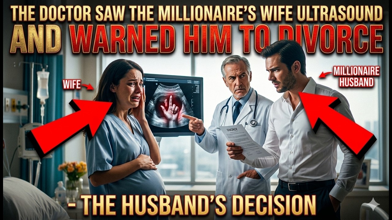 THE DOCTOR SAW THE MILLIONAIRE’S WIFE ULTRASOUND AND WARNED HIM TO DIVORCE – THE HUSBAND’S DECISION