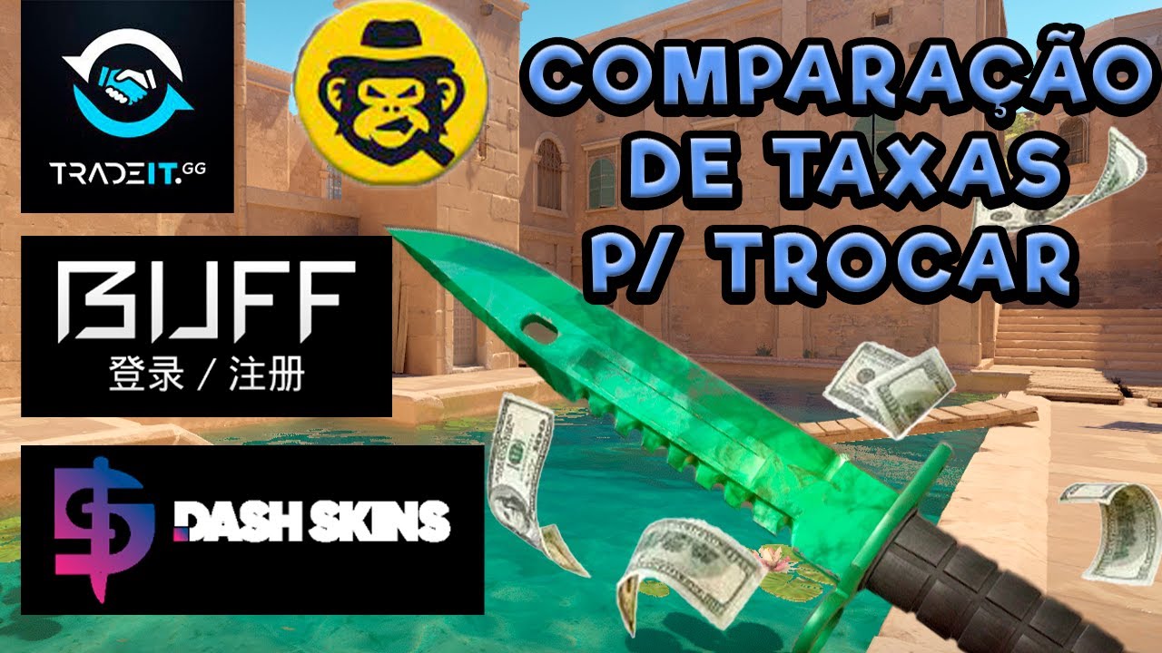 QUAL O MELHOR SITE PRA TROCAR SKINS NO CS2? DASH? BUFF? SKINSMONKEY? TRADEIT? Eu te mostro tudo...