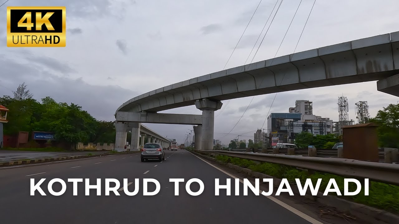 Driving in Pune - Kothrud to Hinjawadi [4K]