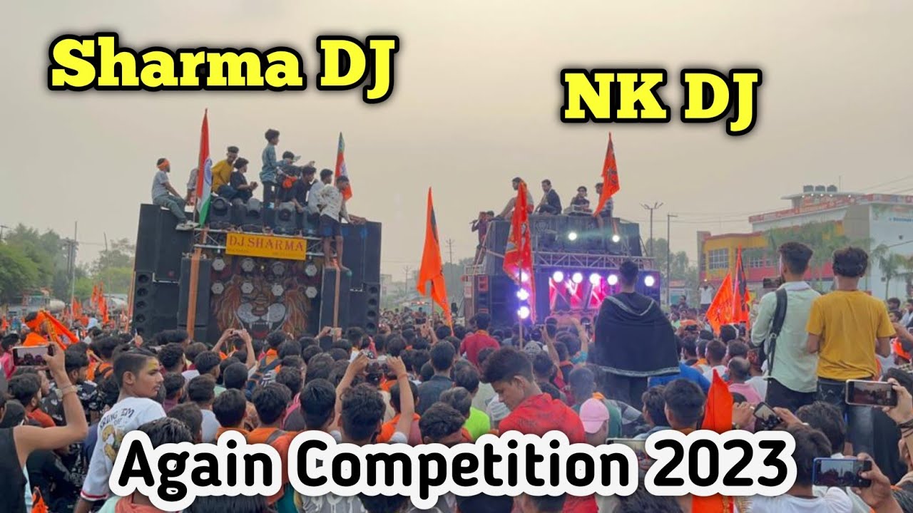 Sharma DJ VS NK DJ Tanda Full Crazy and Khatarnak Competition | Again Competition 2023 Moradabad