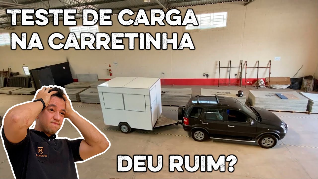 COMO FAZER UMA CARRETINHA TRAILER #16 - TESTE DE CARGA