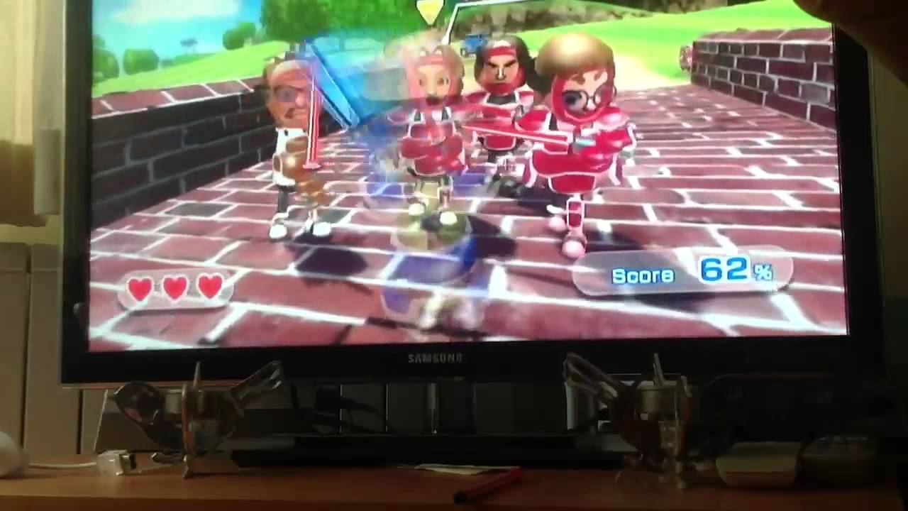 Wii Sports Resort Swordplay Showdown Stage 17-70 Hit Combo