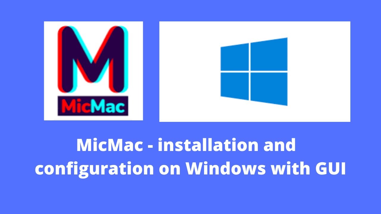 How to install MicMac on Windows with GUI.