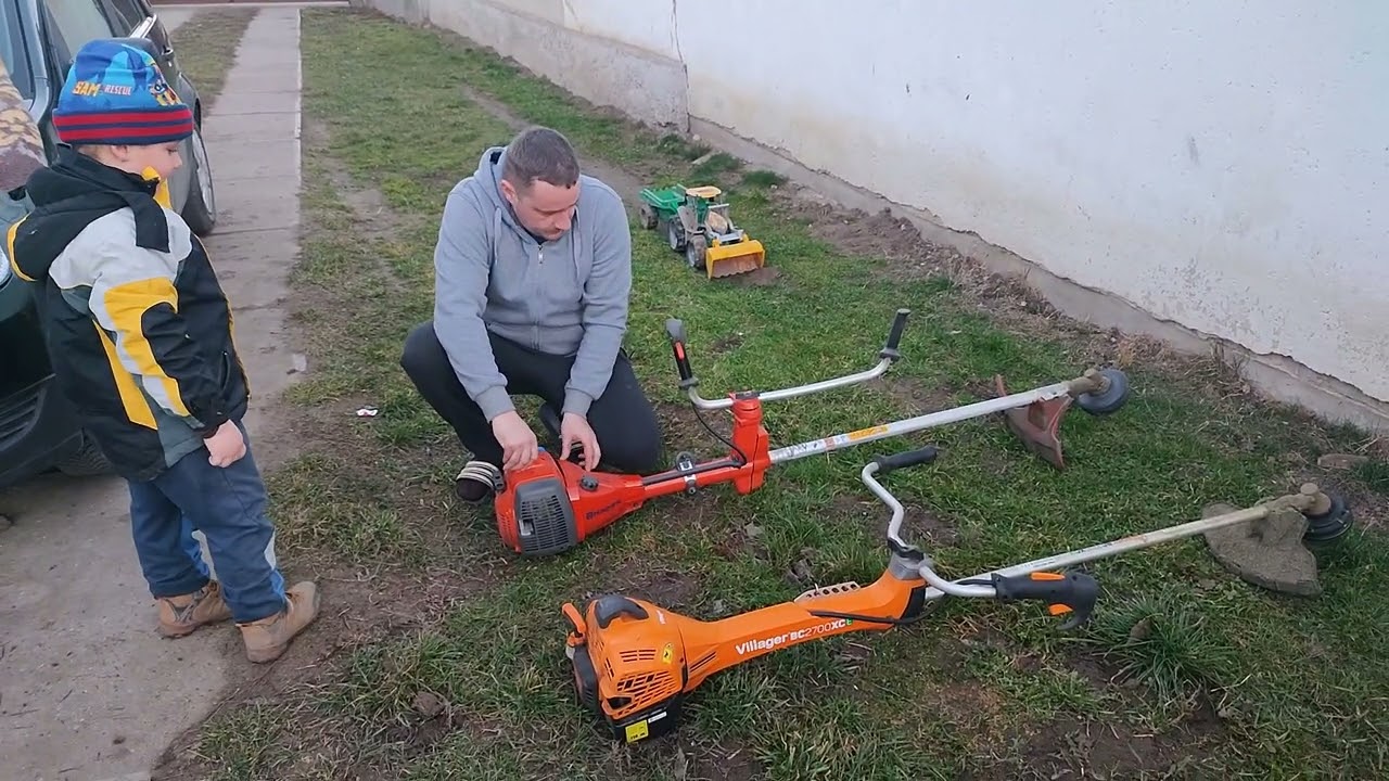 Husqvarna 555rxt ès villager bc 2700xce.Első inditás 2022.