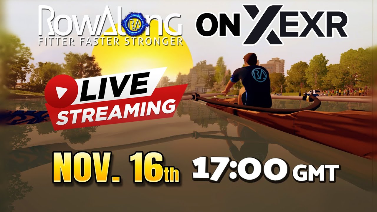 🔴 LIVE 30 Minute Group Row: 16th November  17:00 GMT -  All Levels -  Any Rowing Machine