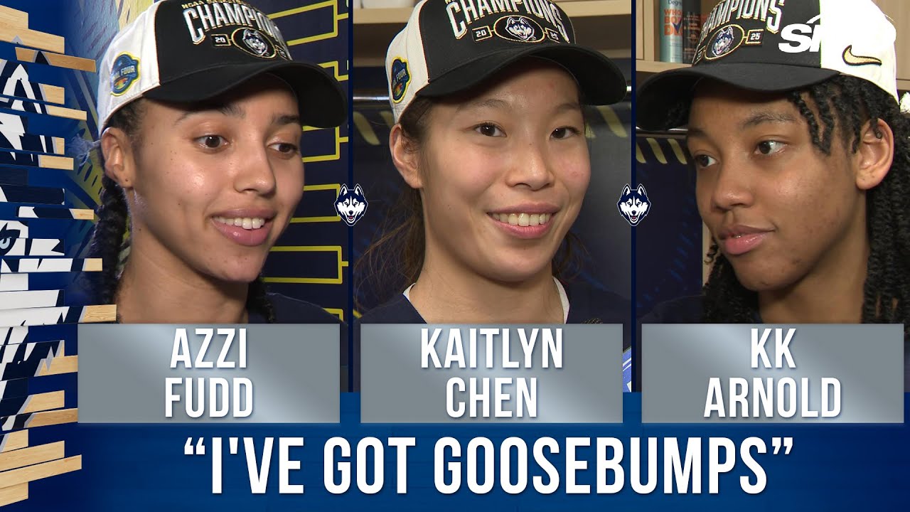 Azzi Fudd, Kaitlyn Chen, KK Arnold on UConn's dominant run: 'It's a special, special experience'