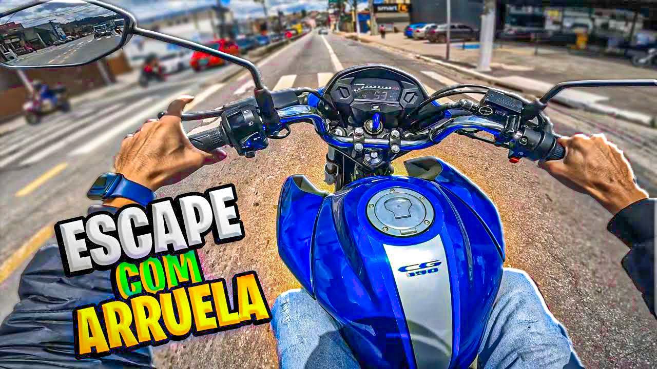 PRIMEIRO MOTOVLOG COM A TITAN 160 100% ORIGINAL