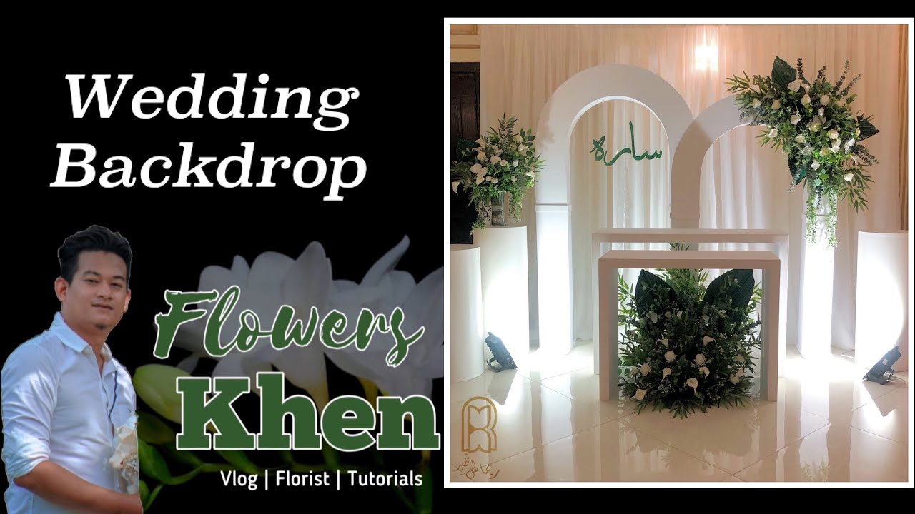 How to Make Simple Backdrop For Wedding and For Babies