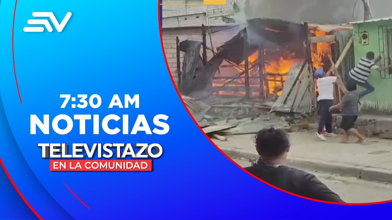 2 cilindros de gas estallaron en la isla trinitaria | Televistazo | Ecuavisa
