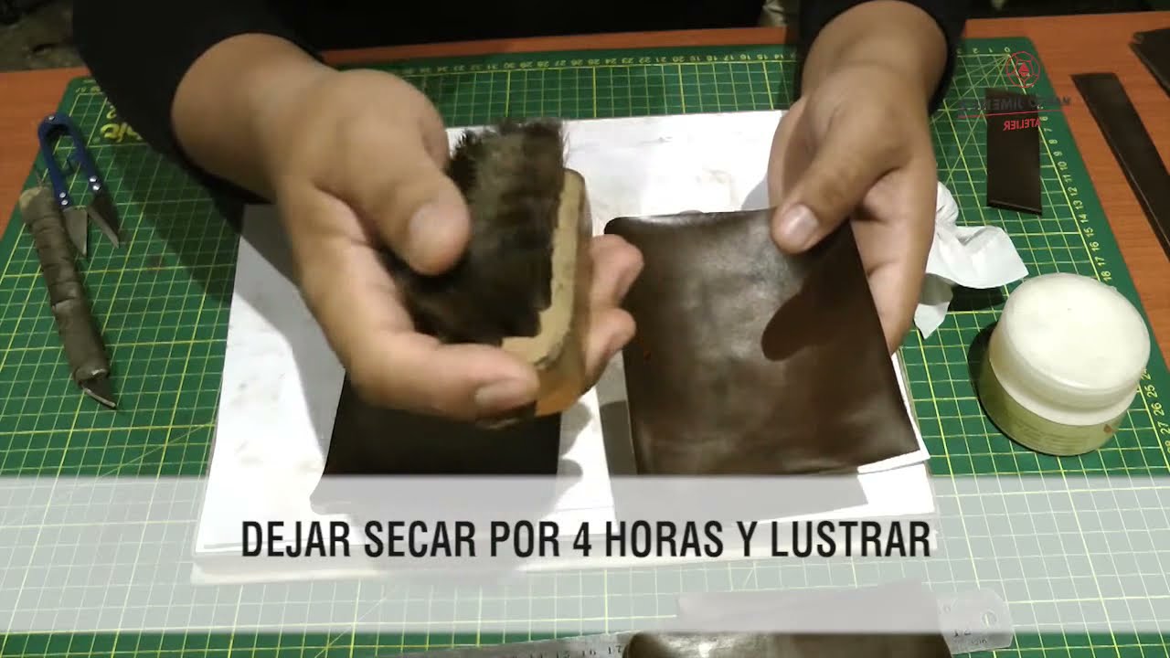Cómo hacer billetera de cuero Viajera - Tutorial y PDF Patrón  2/3