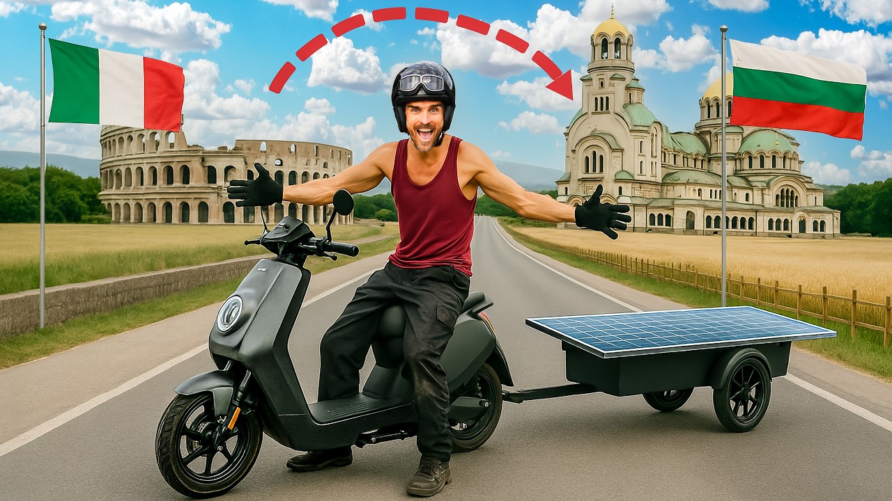 Can I Ride a Solar Powered Scooter 1000 Miles, ITALY to BULGARIA? Ep. 1