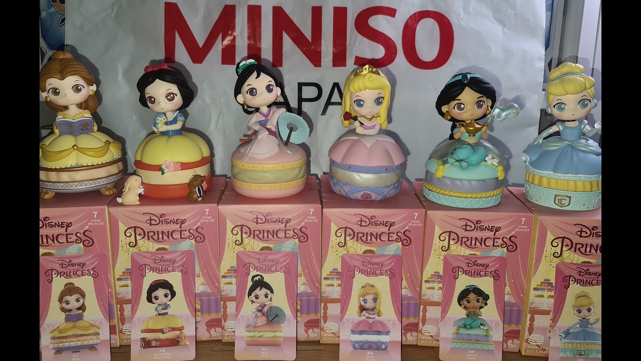 Disney Princess Jewelry Box Figures - Disney x Miniso Ph - Jercast Vlog#23