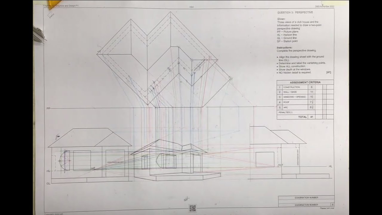 Perspective drawing Gr12 paper 1 2022