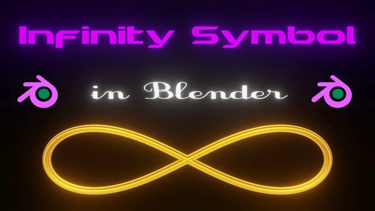Infinity Symbol in Blender Tutorial