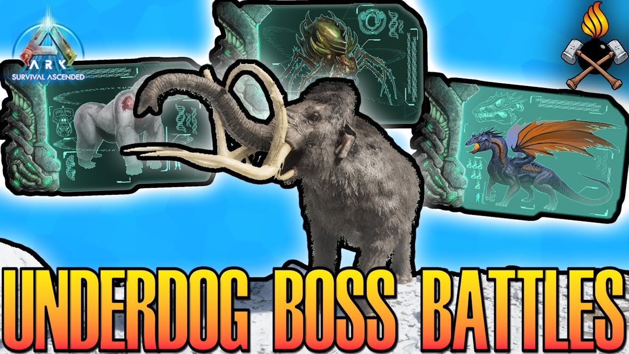 Mammoth vs. The Island Bosses! [Underdog Boss Battles!]