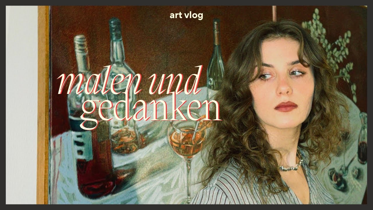 Gedanken beim Malen — Ein Ölgemälde im Prozess — „Zeit zu bleiben“